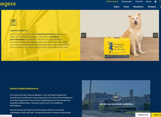 Fonkelnieuwe website