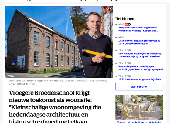 Lebbeke: voormalige Broederschool krijgt nieuwe toekomst als woonsite