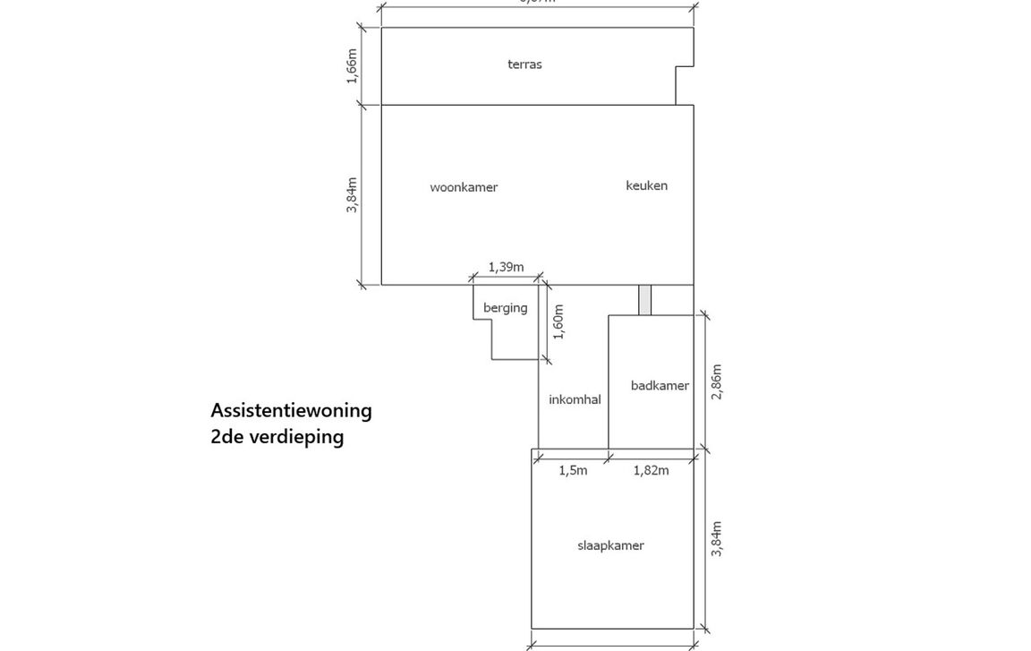 Assistentiewoning te koop in Aalst