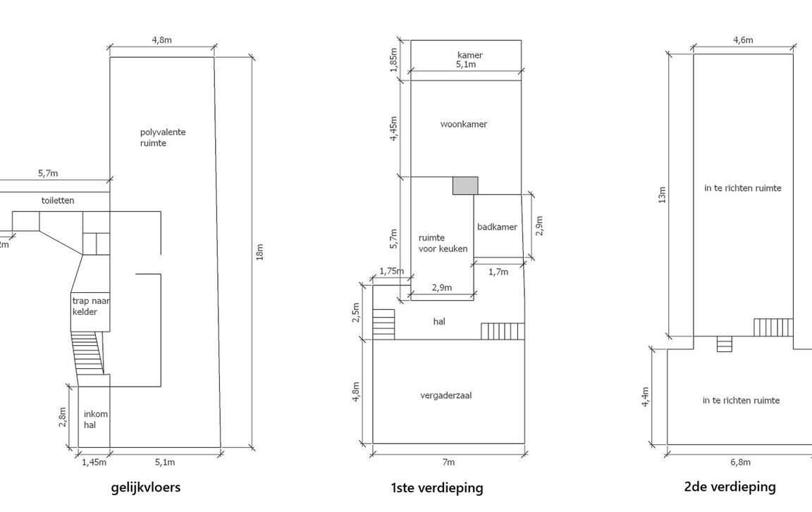 Gebouw voor gemengd gebruik te huur in Aalst