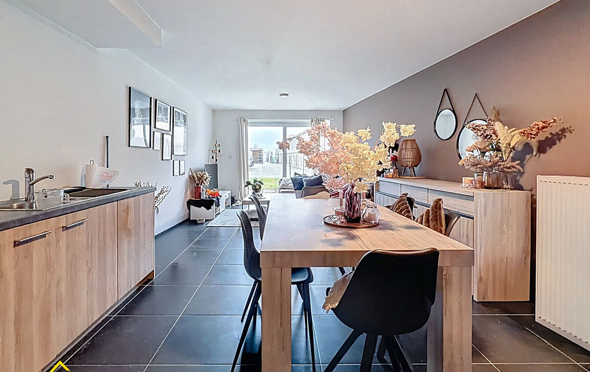 Gelijkvloerse verd. + tuin te koop in Nieuwerkerken