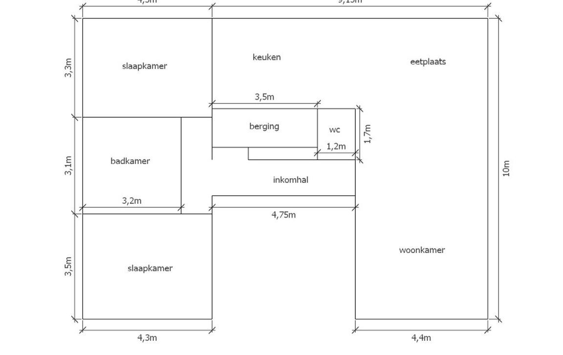 Gelijkvloerse verdieping te koop in Dendermonde